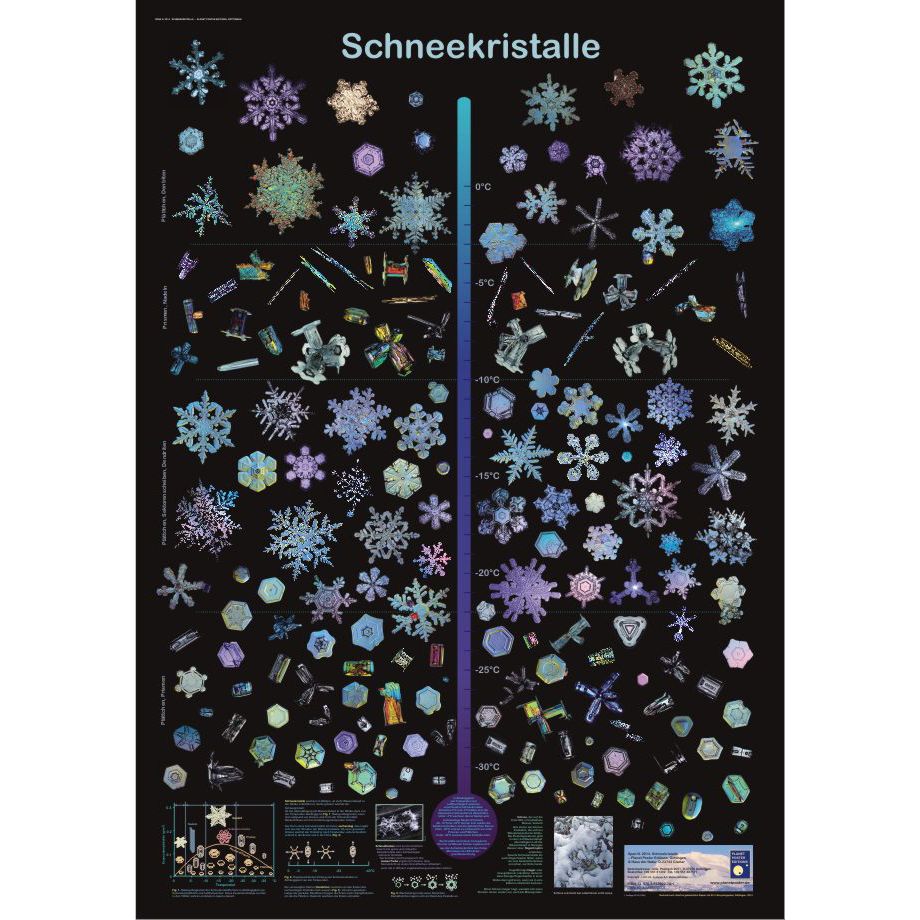 Poster "Schneekristalle"