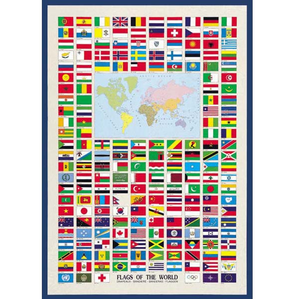 Poster "FLAGS OF THE WORLD"