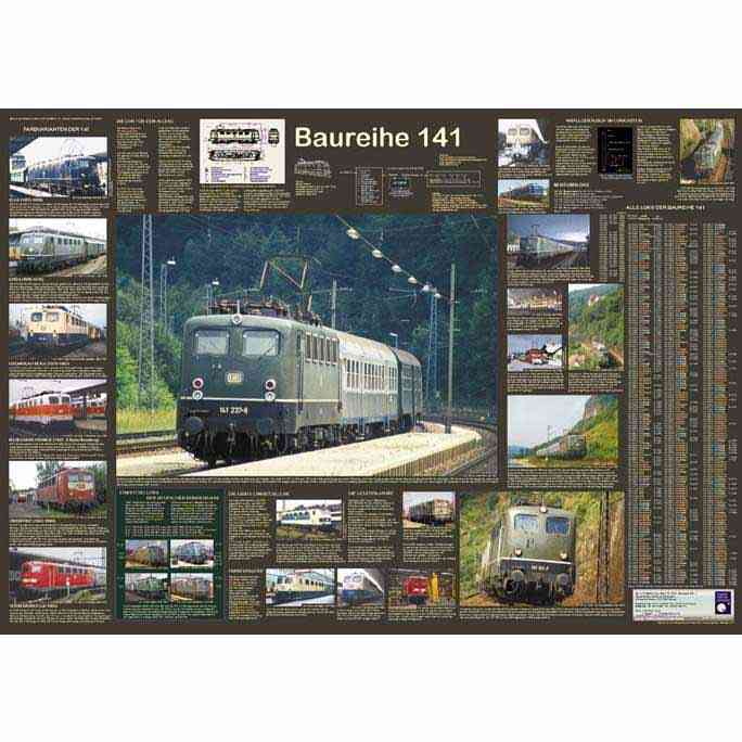 Eisenbahnposter "Baureihe 141"